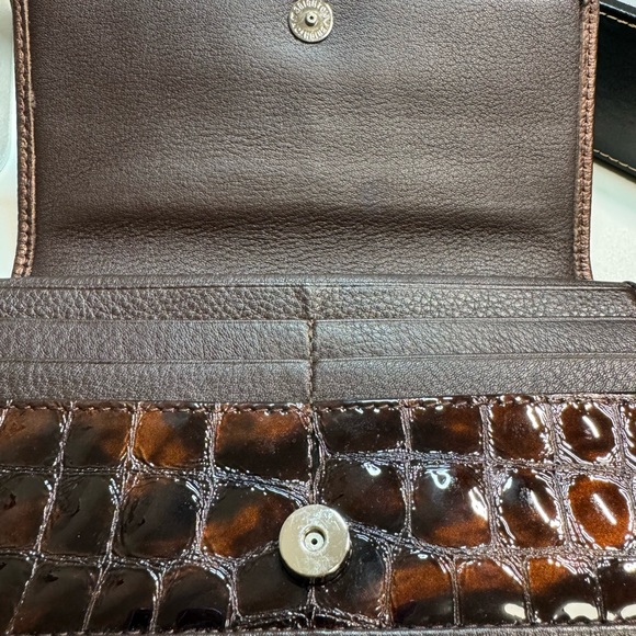 Brighton chocolate Patent Leather Wallet - Picture 11 of 15